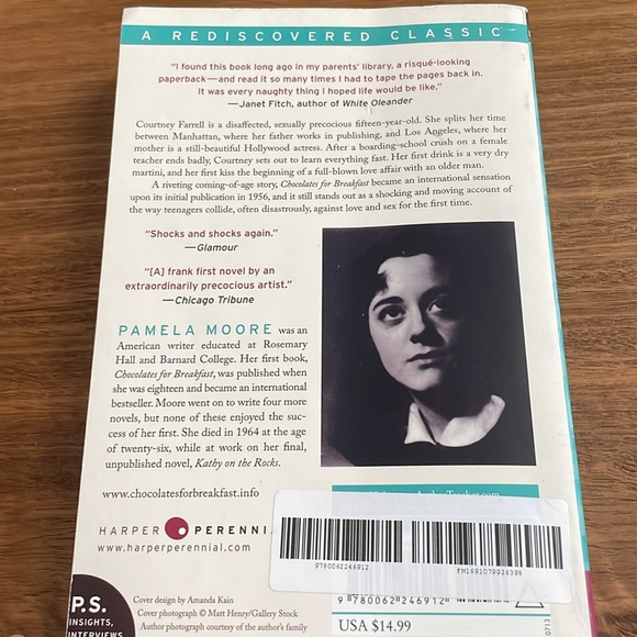 Chocolates for Breakfast Pamela Moore Book Bell Jar Sylvia Plath 50s - Picture 2 of 2